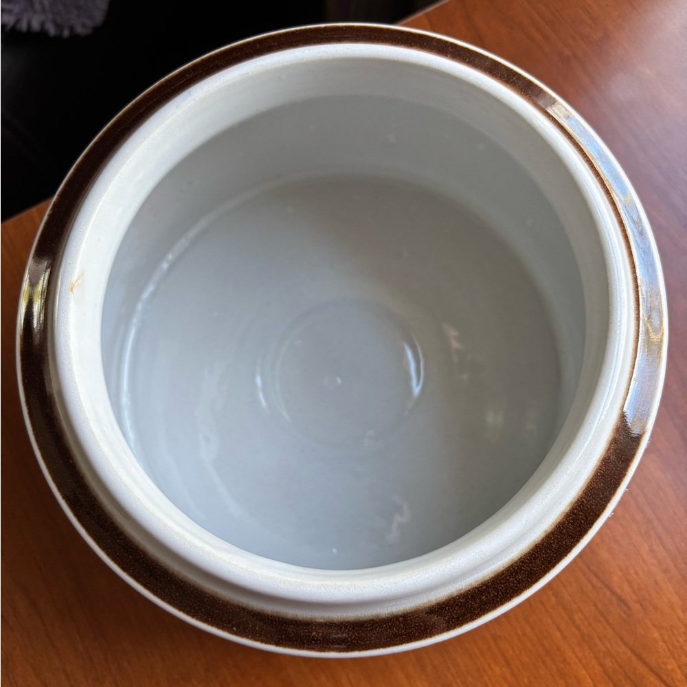 Arabia Finland Rosmarin Brown Anemone Soup Tureen & Casserole Hand Signed MCM - Picture 4 of 9